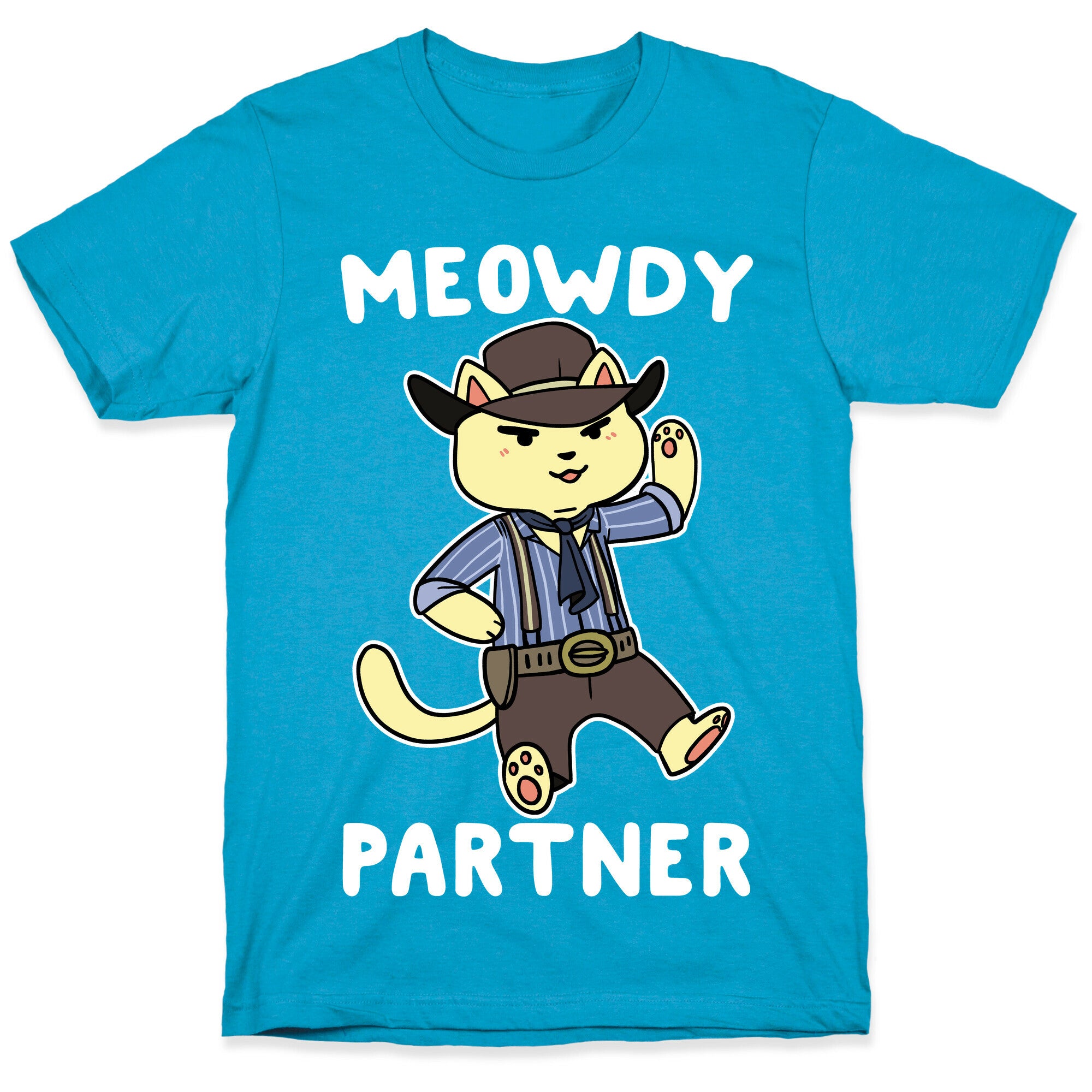 Meowdy, Partner - Arthur Morgan Unisex Triblend Tee